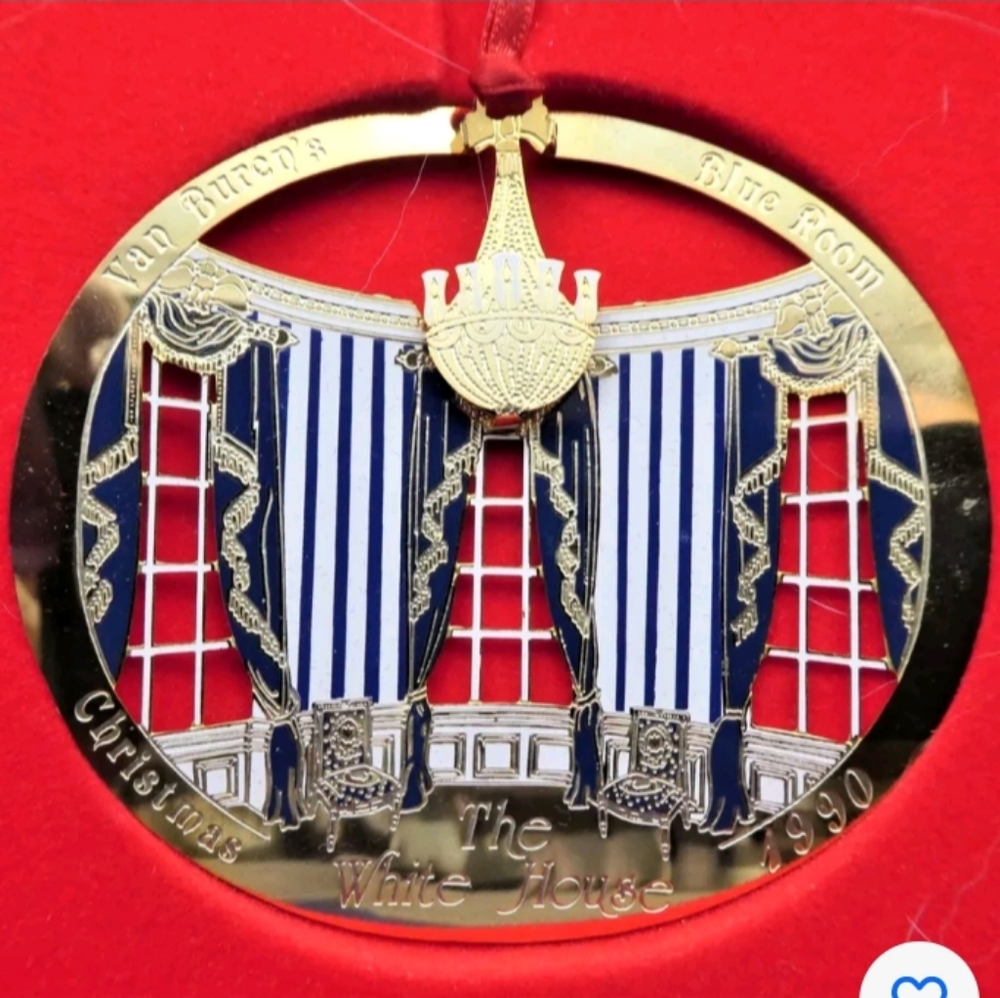 Christmas Ornament 1990 The White House Historical Association